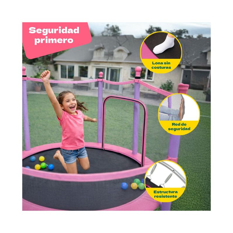 Trampolin Brincolin 55  Tumbling Infantil Canas... image number null