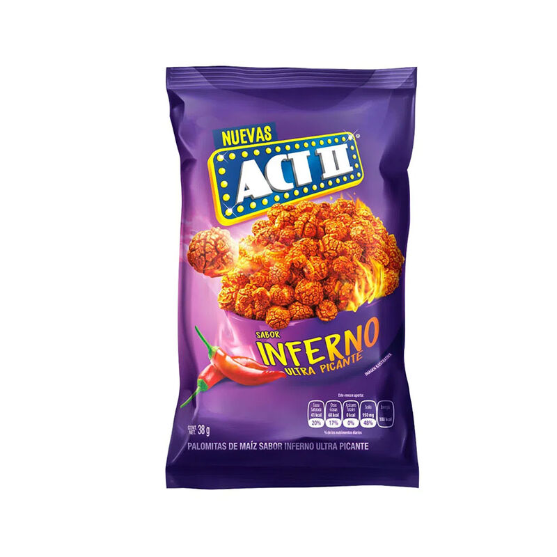 Palomitas Act Ii  Inferno 38g          . image number null
