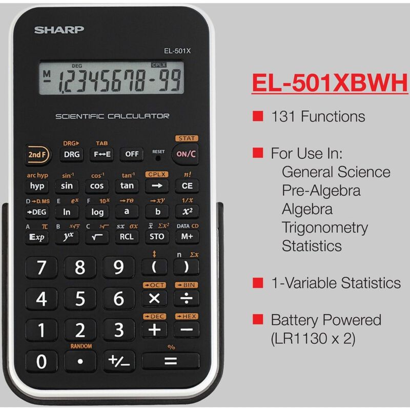 Calculadora Cient&iacute;fica Y De Ingenier&iacute;a Sharp El... image number null