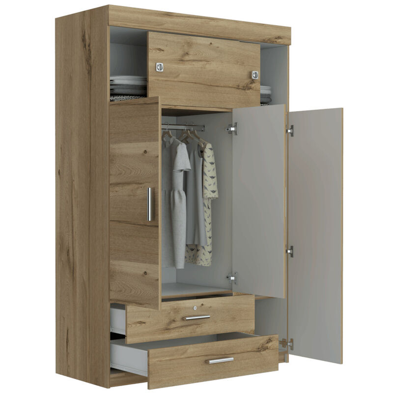 Closet Alma Caf&eacute; Claro Virtual Muebles image number null