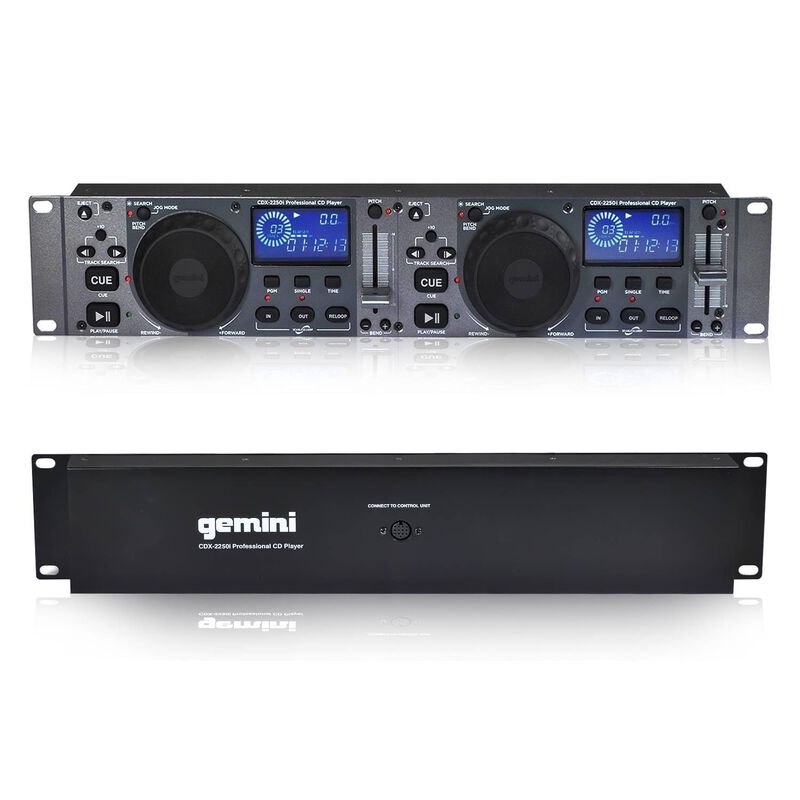 Equipo De Dj Gemini Sound Cdx-2250i Con Montaje... image number null