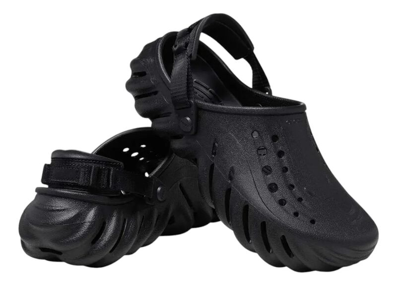 Sandalia Crocs Echo Clog  Unisex Adulto Negra image number null