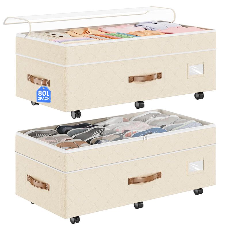 Caja de almacenamiento Budding Joy 80 l pack de... image number null