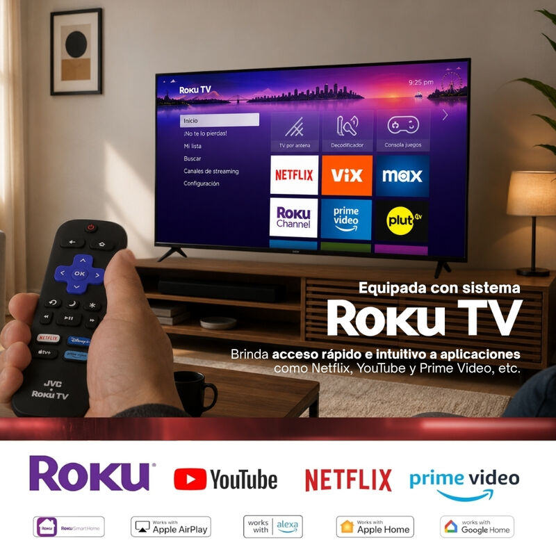 Jvc  2 Pantallas Smart Tv 43 Pulgadas  Full Hd ... image number null