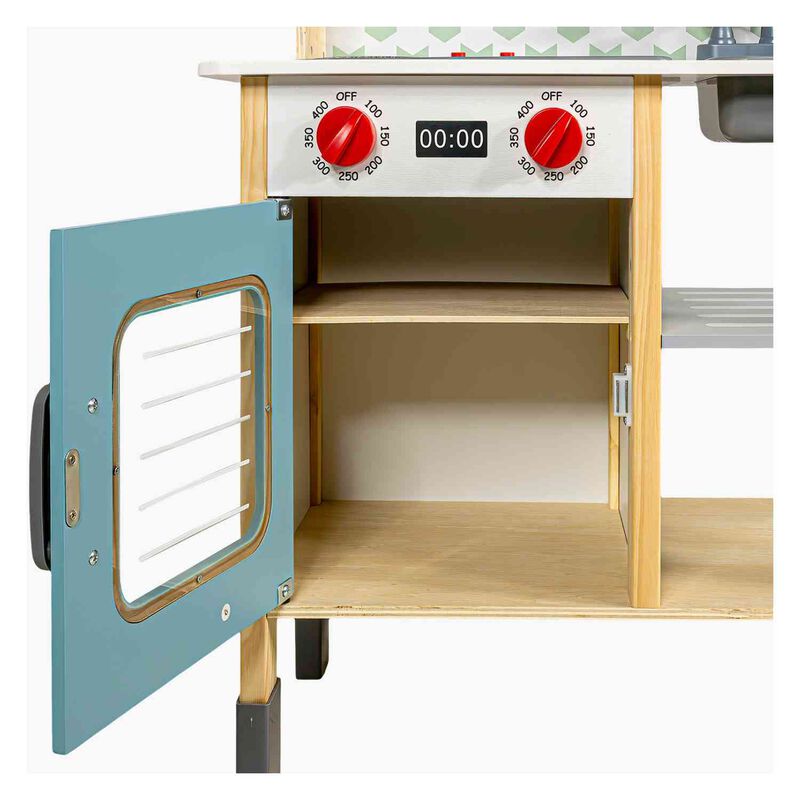 Cocinita Juguete Niña Madera Accesorios Luz Son... image number null