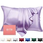 Funda De Almohada De Seda Bytb, 100% Seda De Morera, Tama&ntilde;o King, Lavanda