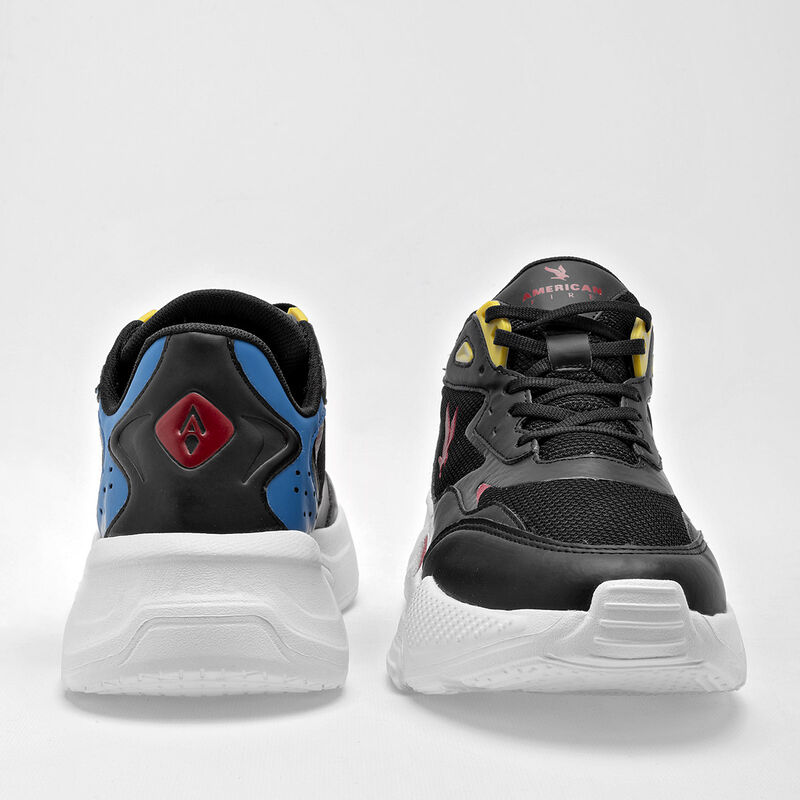 American Fire Tenis urbano para hombre negro az... image number null