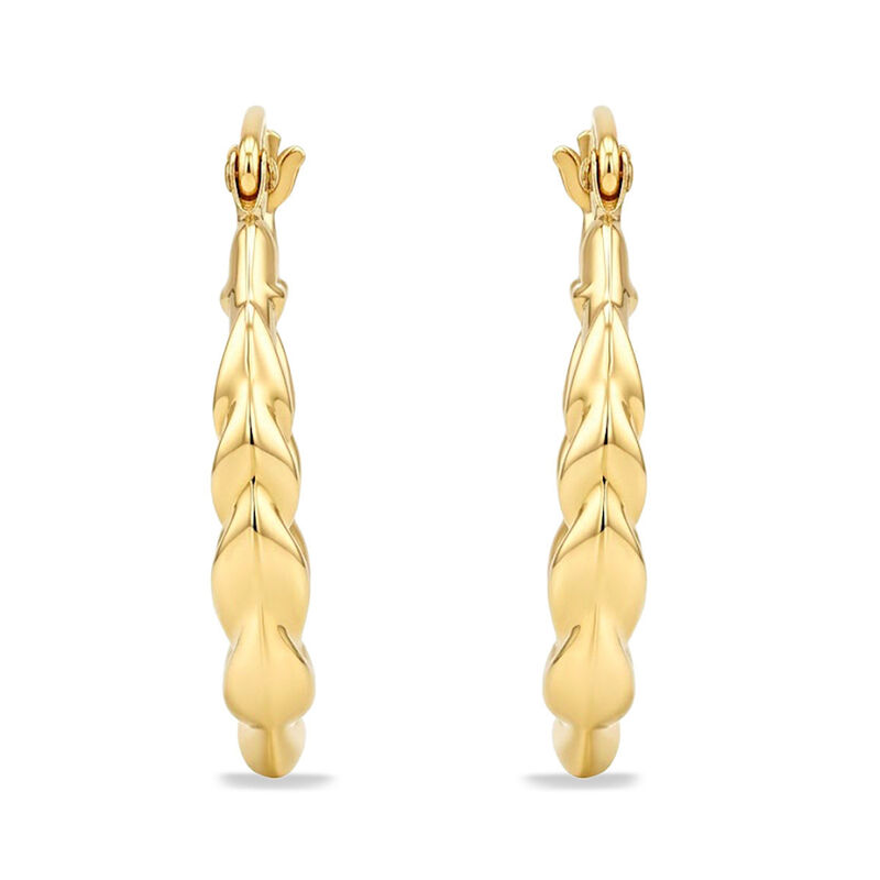 Arracadas De Oro Amarillo 14k (21.5mm Aprox) image number null