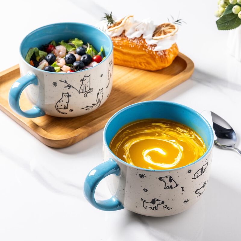 Taza Para Sopa Amorarc 680 ml con Tapa y Asa (2... image number null