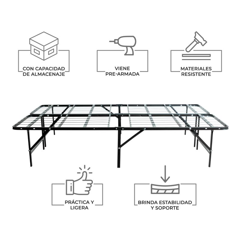 Base Plegable Para Cama Individual Atlas image number null