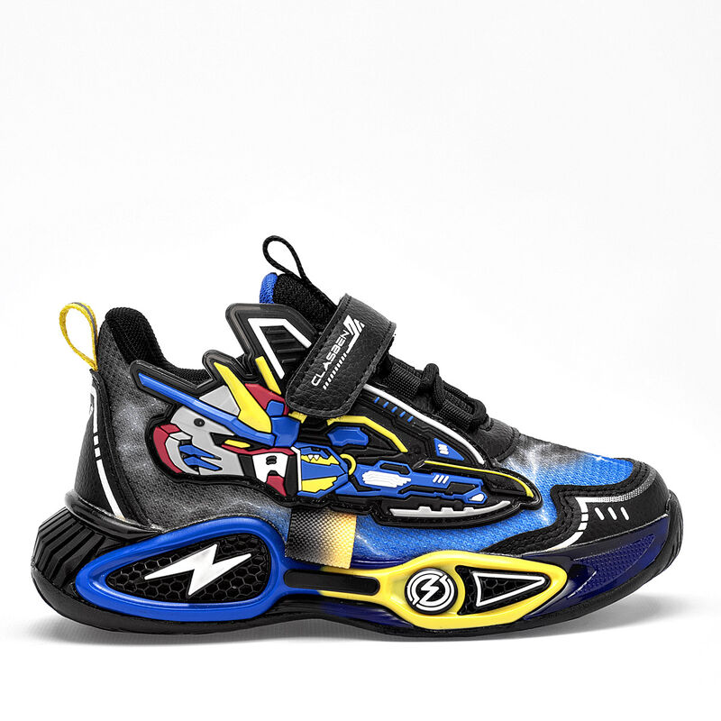 Clasben tenis para ni&ntilde;o  negro azul cod 141176-... image number null