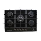 Parrilla De Gas 5q-pg-76 Empotrable Con 5 Quemadores De Cristal Templado Negro Ort
