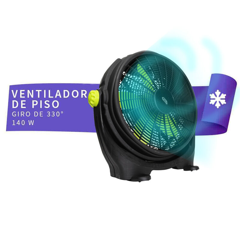 Ventilador de Piso IUSA de 20 con Perilla de 3 ... image number null