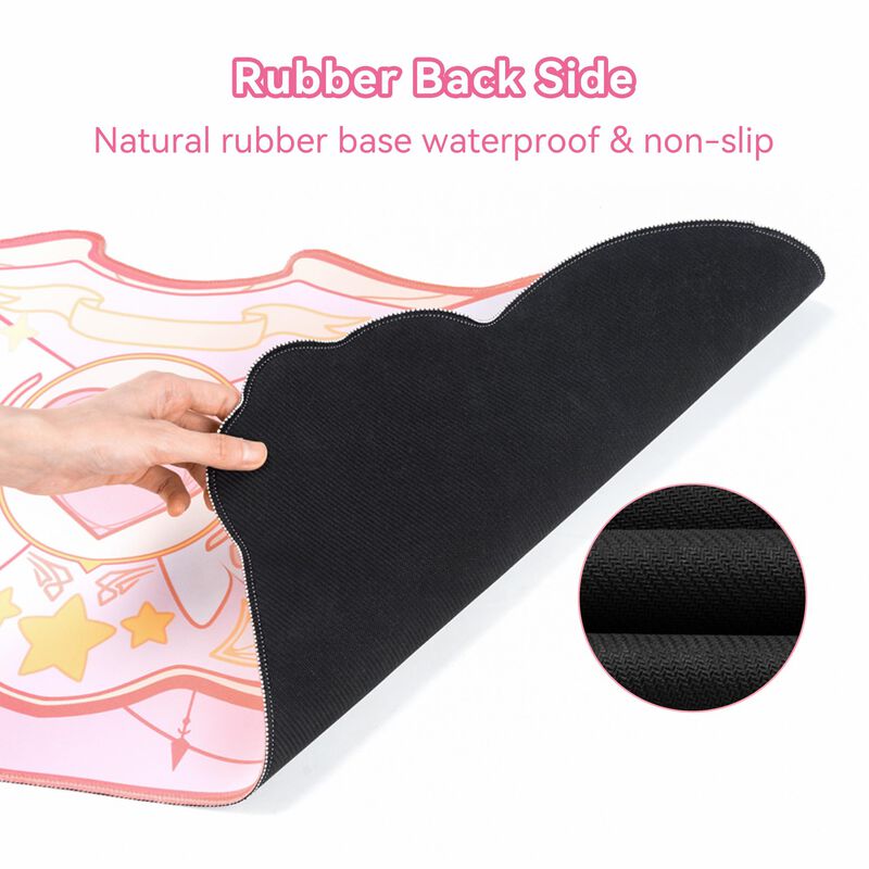 Alfombrilla De Rat&oacute;n Geekshare Kawaii Rosa Anti... image number null