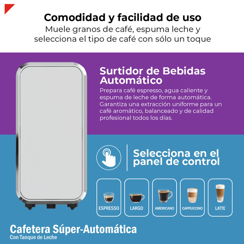 Cafetera S&uacute;per-autom&aacute;tica 20b Con Molino Y Dep&oacute;... image number null