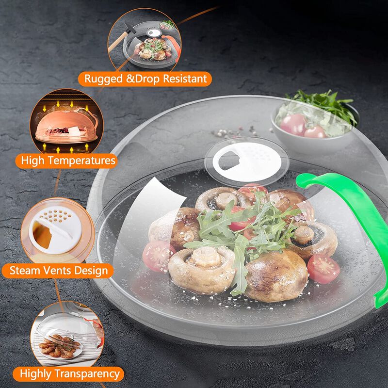 Tapa para microondas Aukuel 27cm Pack de 3, Lib... image number null