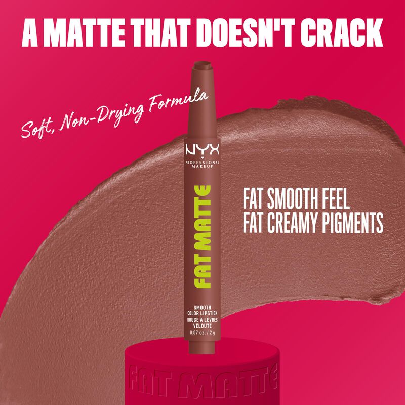 Labial Nyx Professional Fat Matte En Tono Toast... image number null