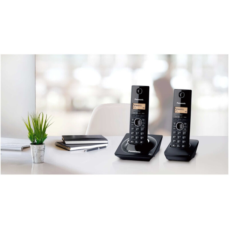 Teléfono inalámbrico PANASONIC  KX-TG1712 2 Aur... image number null