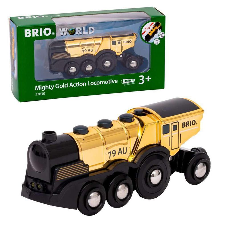 Locomotora Toy Train Brio World 33630 Mighty Go... image number null