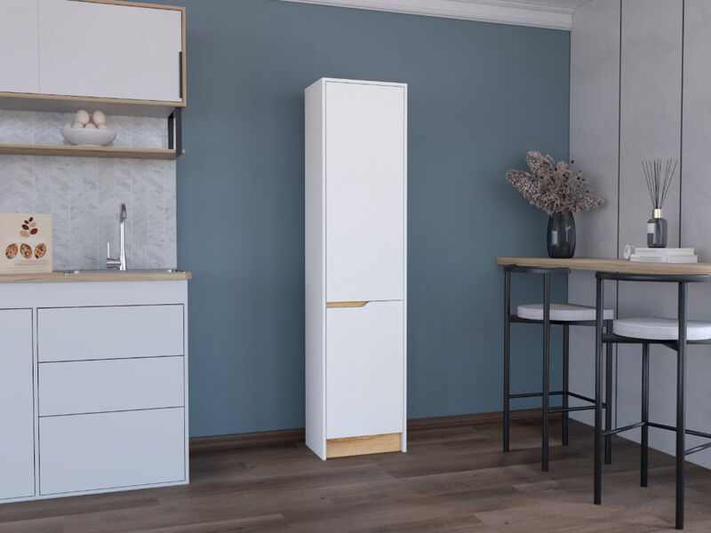 Alacena Soler Blanco y Macadamia Virtual Mueble... image number null