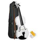 Violín Acústico 4/4  Semiprofesional Color Blanco Audiotek