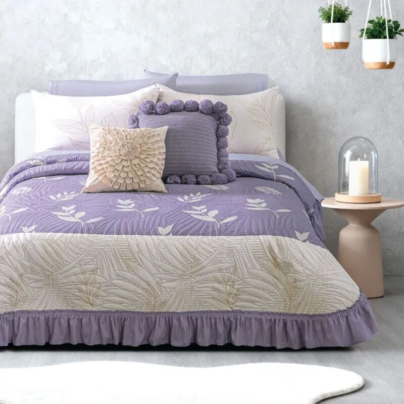 Colcha Neo Belma Lavanda King Size Con Fundas C... image number null