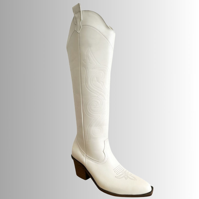 BOTAS DE MUJER COWBOY DECORADA MALABIS BOT-1017... image number null