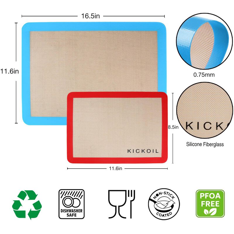 Alfombrilla de silicona KICKOIL 42x29 cm (3 uni... image number null