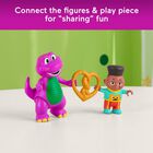 Figura De Juguete Fisher-price Barney & Friend David, Juego De 3 Piezas