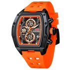 Reloj Mini Focus Unique Tonneau Chronograph Impermeable Para Hombre