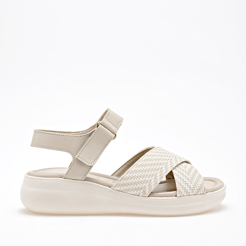 Green Love Sandalia para mujer beige image number null