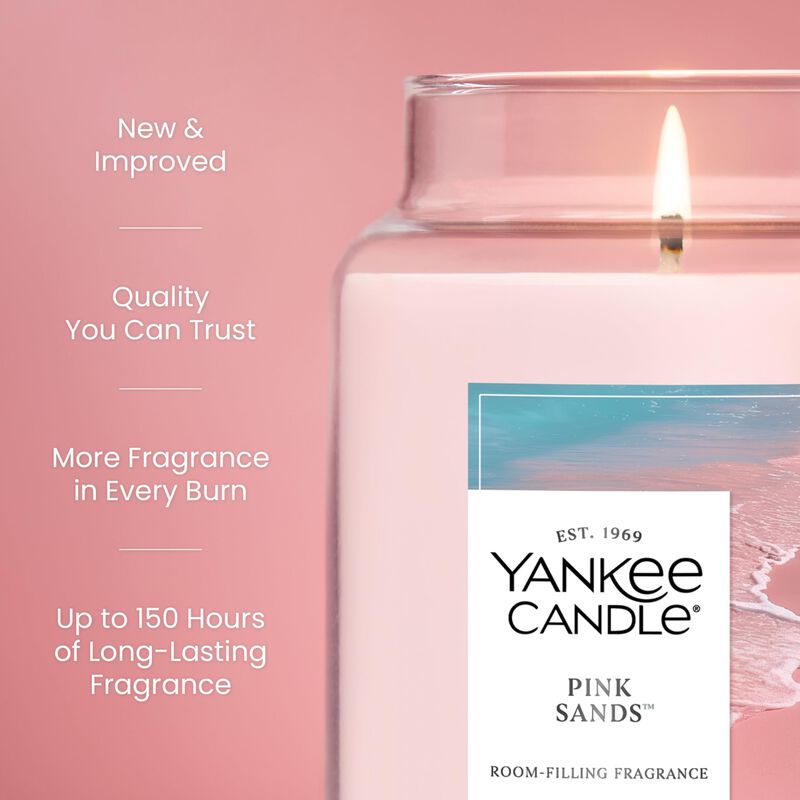 Tarro Grande Con Aroma A Arena Rosa De Candle Y... image number null