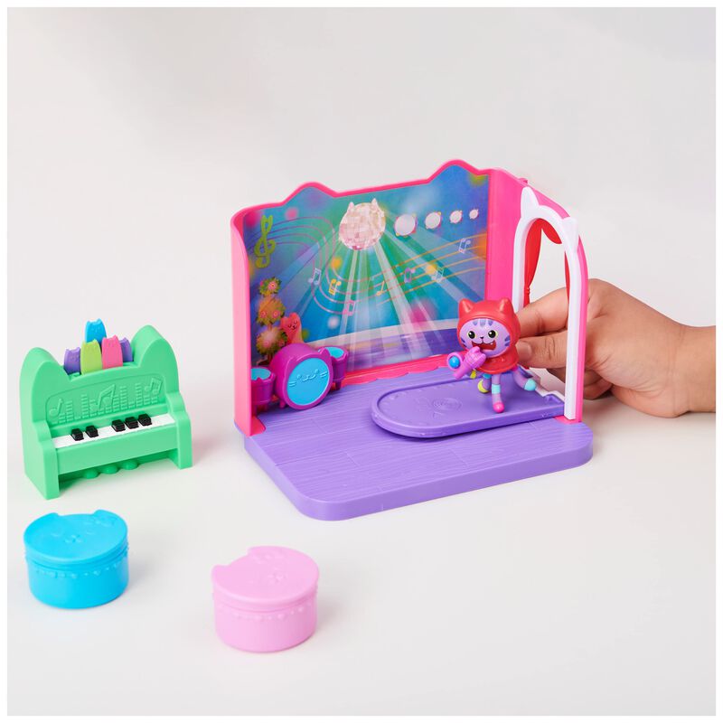 Toy Gabby's Dollhouse Groovy Music Room Con Dan... image number null