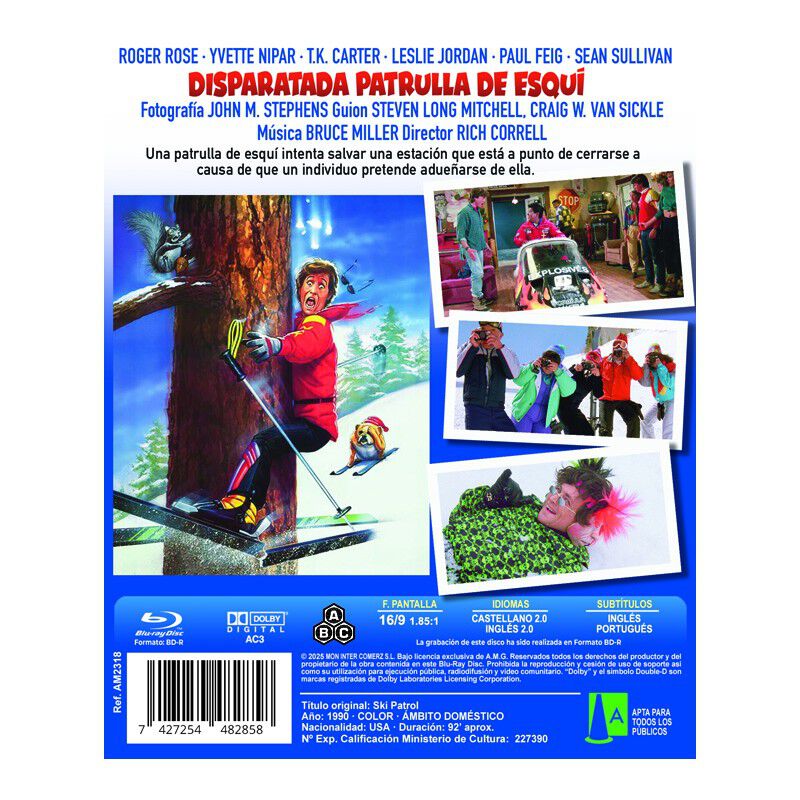 Disparatada Patrulla De Esqu&iacute; [blu-ray R] (1990... image number null