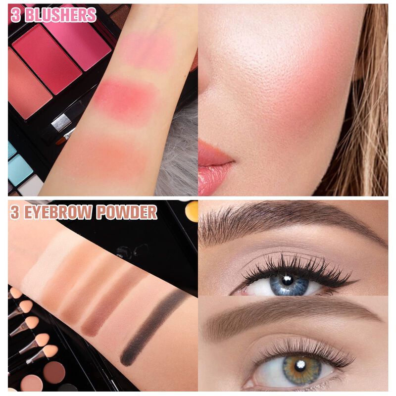 Kit De Maquillaje Morneca 177 Colores Con Espej... image number null