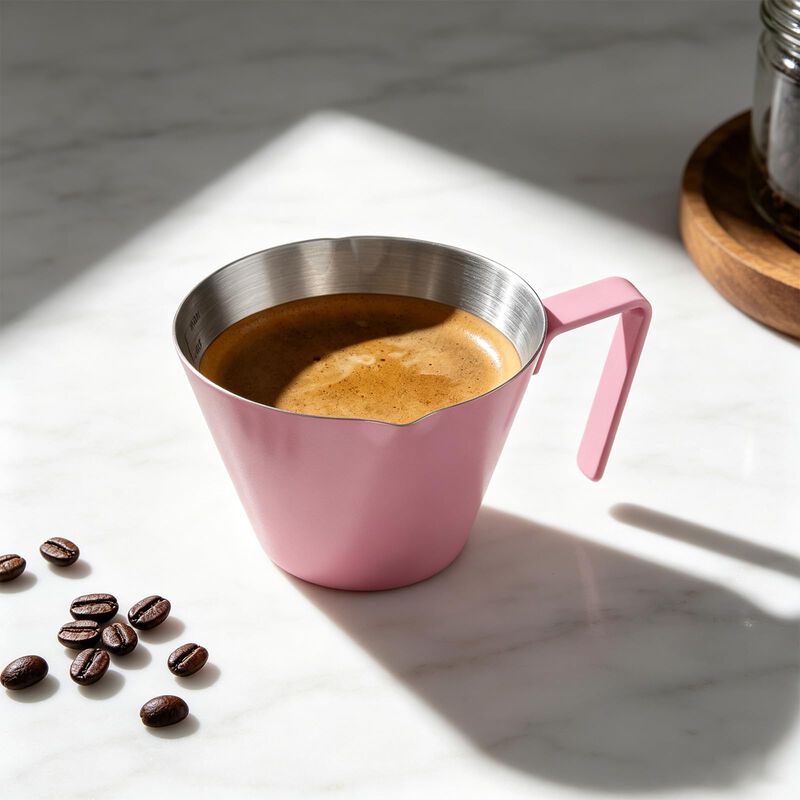 Taza De Espresso Yarramate 100 ml Rosa Acero In... image number null