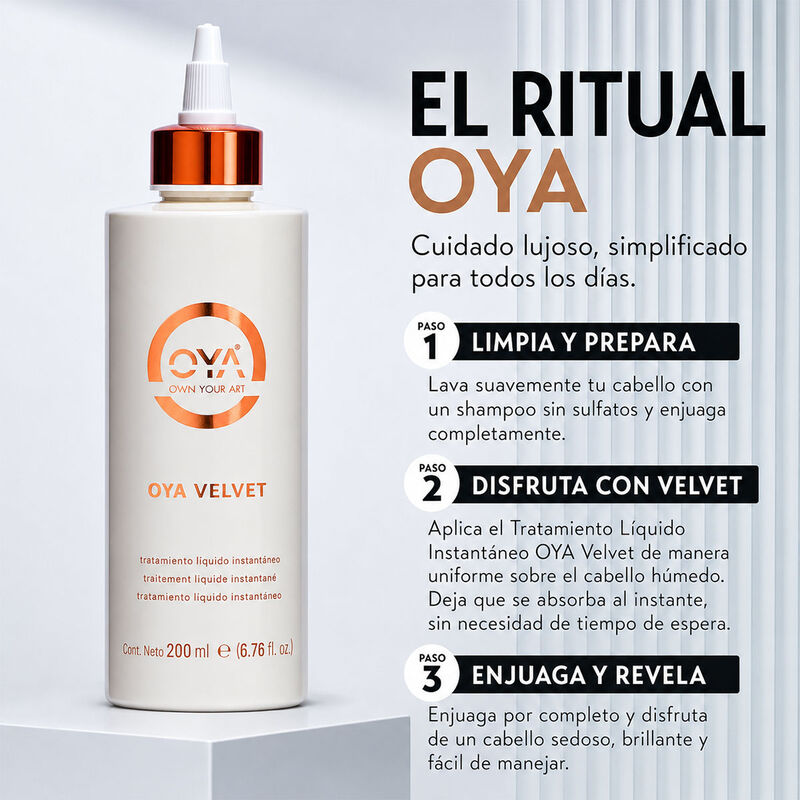 Oya Velvet Tratamiento L&iacute;quido Instant&aacute;neo Para... image number null