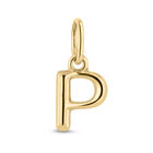 Dije De Oro Amarillo De 10K (Letra P) Sin Cadena