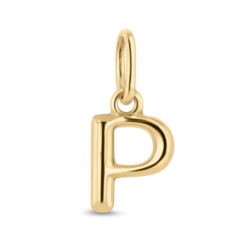 Dije De Oro Amarillo De 10K (Letra P) Sin Caden... image number null