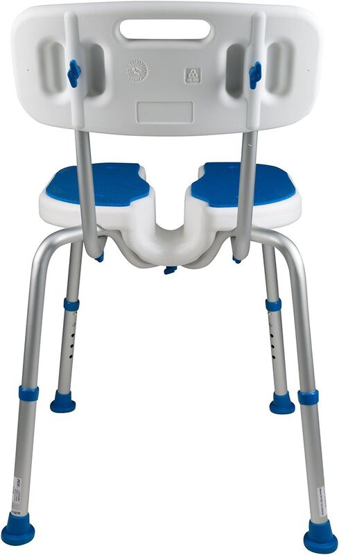 Banco Silla Para Ducha Con Apertura Higi&eacute;nica K... image number null