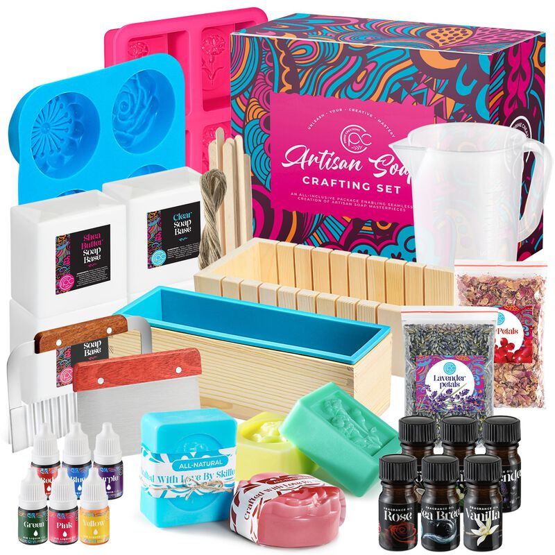 Kit Para Hacer Jab&oacute;n Prime Creations Con Base P... image number null