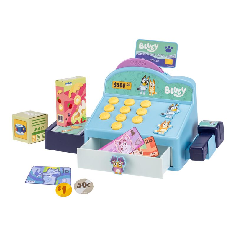 Caja Registradora Bluey Con Esc&aacute;ner, Tarjeta De... image number null