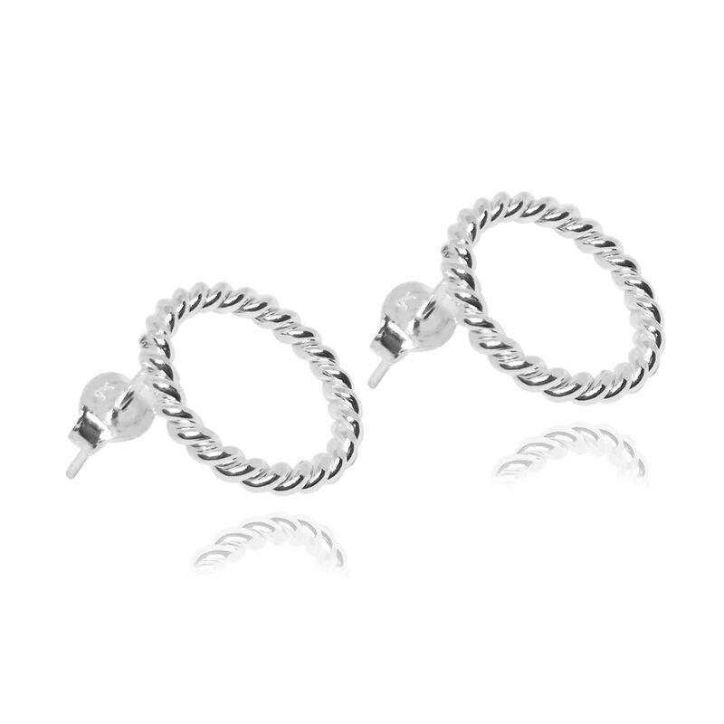 Broqueles de Plata Bejuco image number null