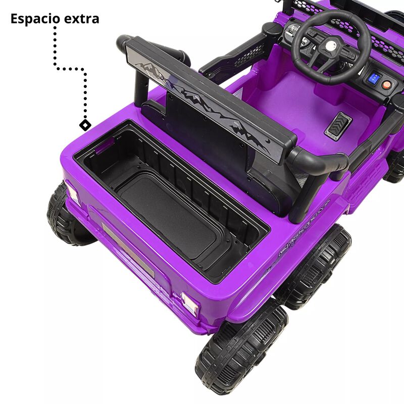 Camioneta Montable El&eacute;ctrica 4x4 Para Ni&ntilde;os Blu... image number null