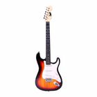 Guitarra Eléctrica Kaiser Kge-3902 Stratocaster 6 Cuerdas De 39" Café/Negro End