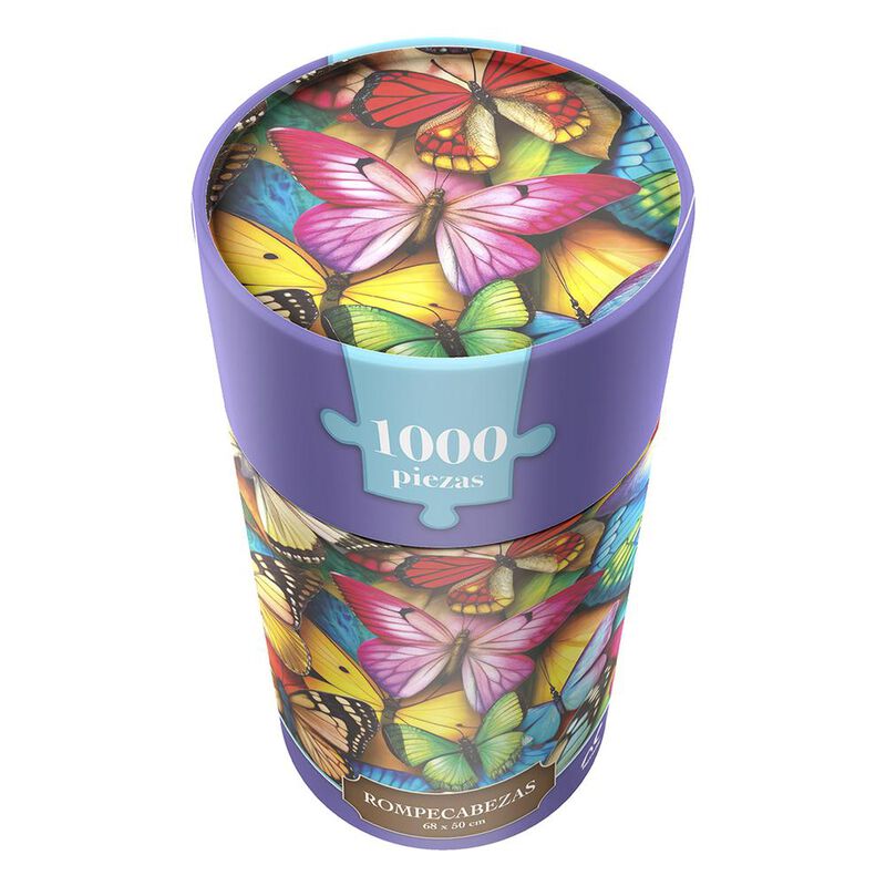 Rompecabezas de Mariposas 1000 Piezas Cilindro image number null