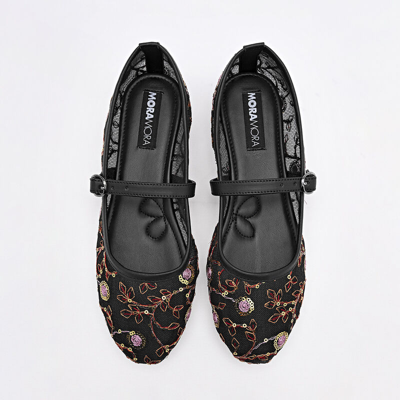 Moramora Balerina para mujer negro multicolor image number null