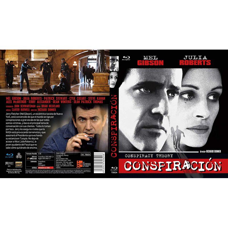 Conspiraci&oacute;n Bd 1997 Conspiracy Theory [blu-ray... image number null