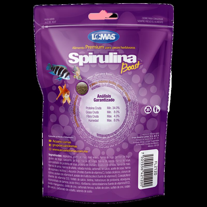 Lomas Alimento Boost Premium Con Spirulina Para... image number null