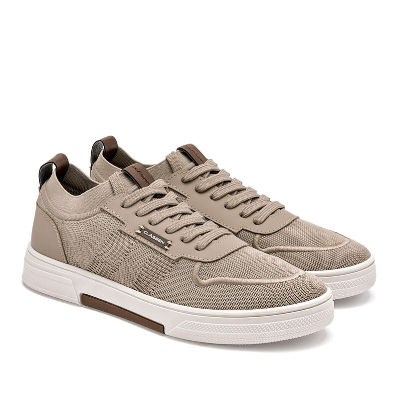 Clasben Tenis urbano para hombre. Beige image number null